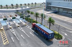 泉州石湖港保税物流中心(B型)通关首单跨境电商出口业务 泉州石湖港保税物流中心(B型)通关首单跨境电商出口业务